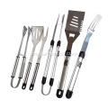 နောက်ဆုံးပေါ် 3 pcs Stainless Steel Barbecue Tools